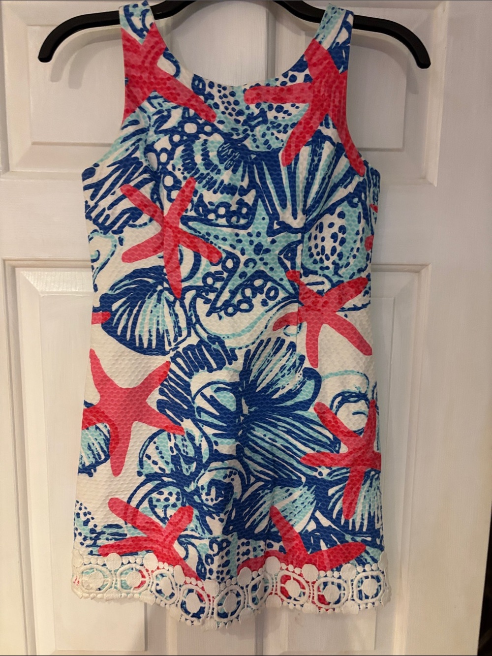 Lilly Pulitzer Pink Label Floral Blue & Pink Print Dress